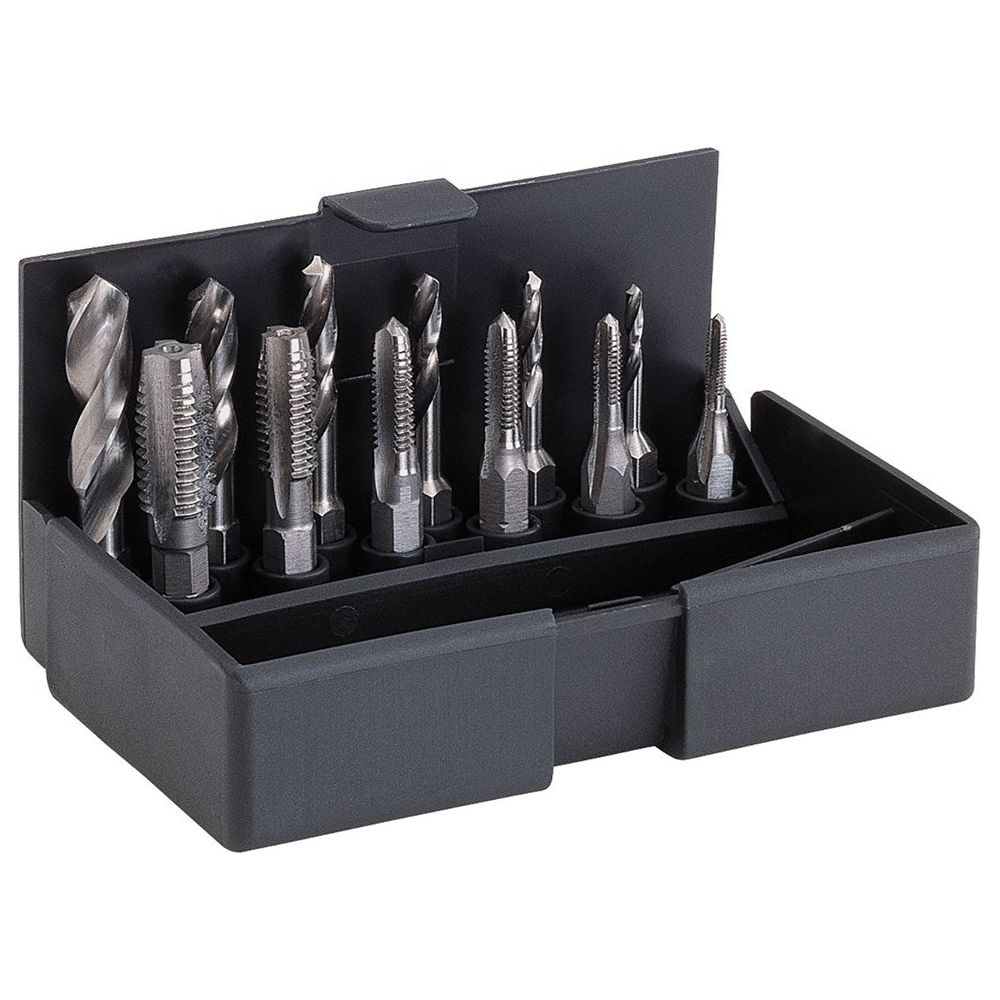 Set HSS-G 1/4" tapbit & boorbit M3-10