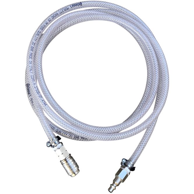 3.5Mtr Gewapende Vacuumpompslang incl koppelingen