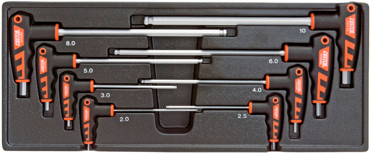Inbus T-Sleutelset, 8-delig, M-module