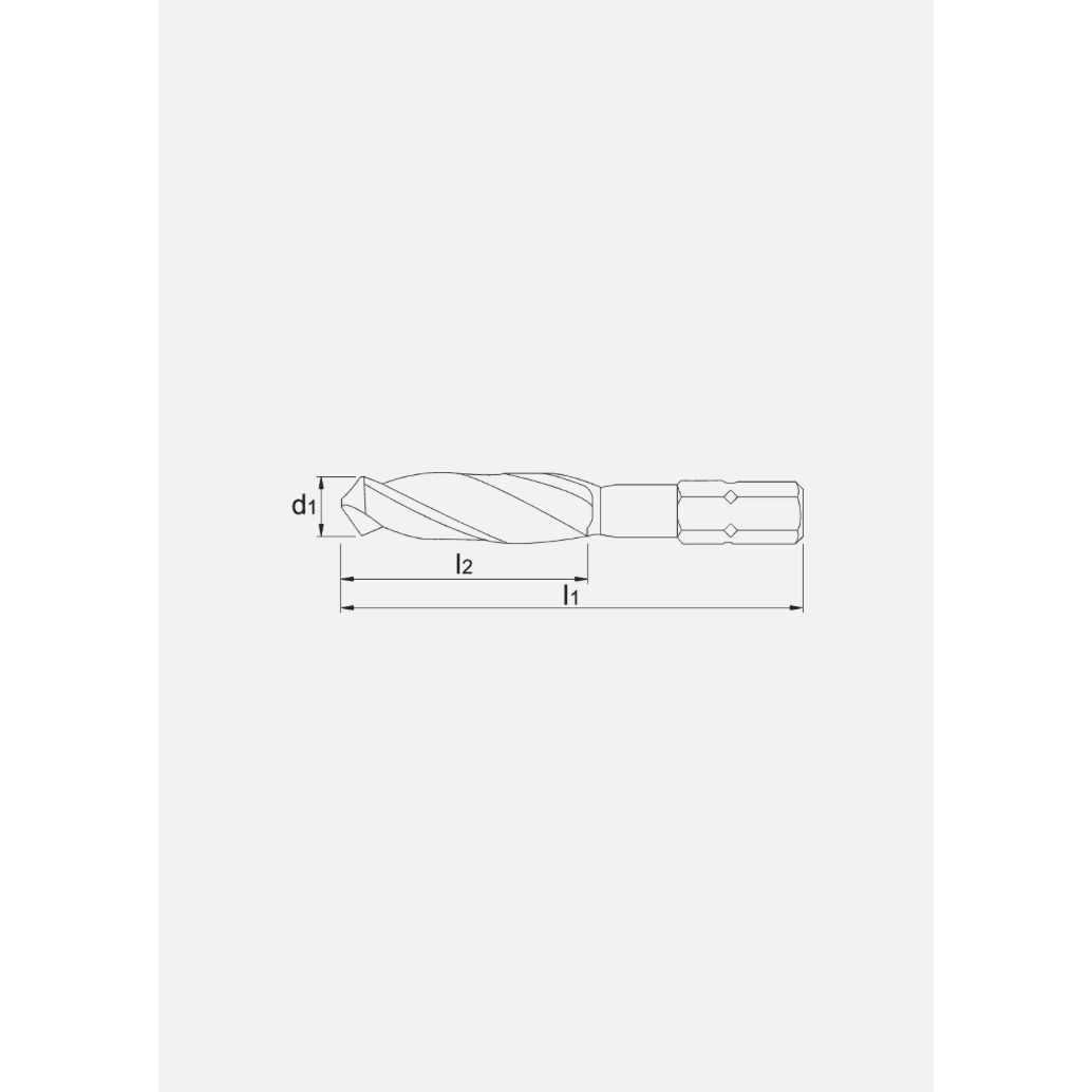 International Tools ECO HSS Spiraalboor DIN 3126 – DIN ISO 1173 E6,3 1/4" zeskant bitopnameInternational ToolsMZS Gereedschap