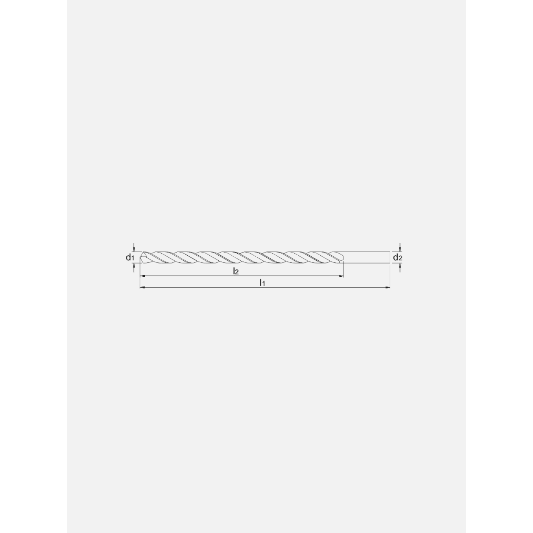 International Tools ECO HSS Spiraalboor DIN 338 Lang Chemisch gezwart (2–13 mm)International ToolsMZS Gereedschap