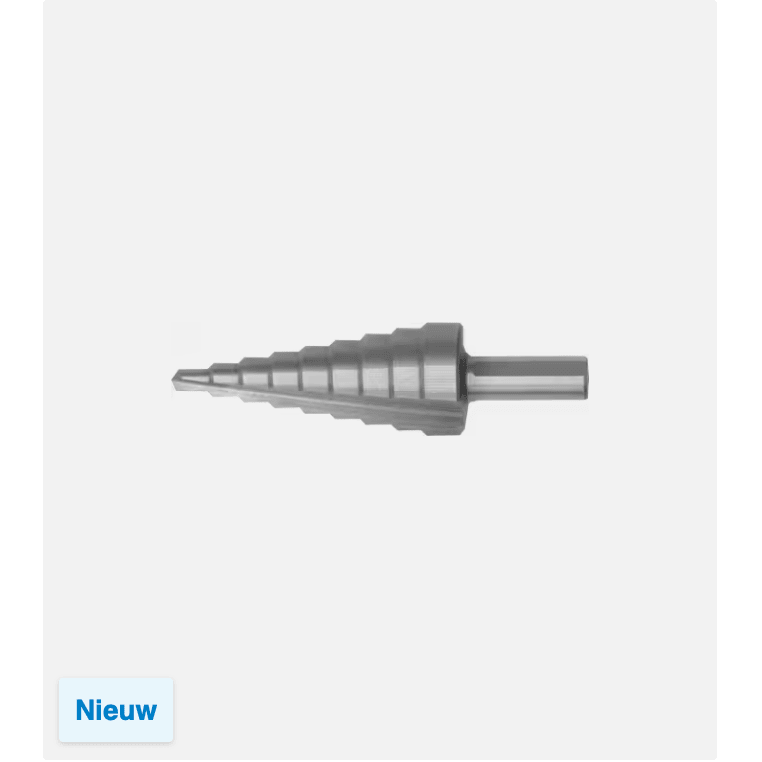 International Tools ECO PRO HSS Getrapte Plaatboor blank geslepen uitvoeringInternational ToolsMZS Gereedschap