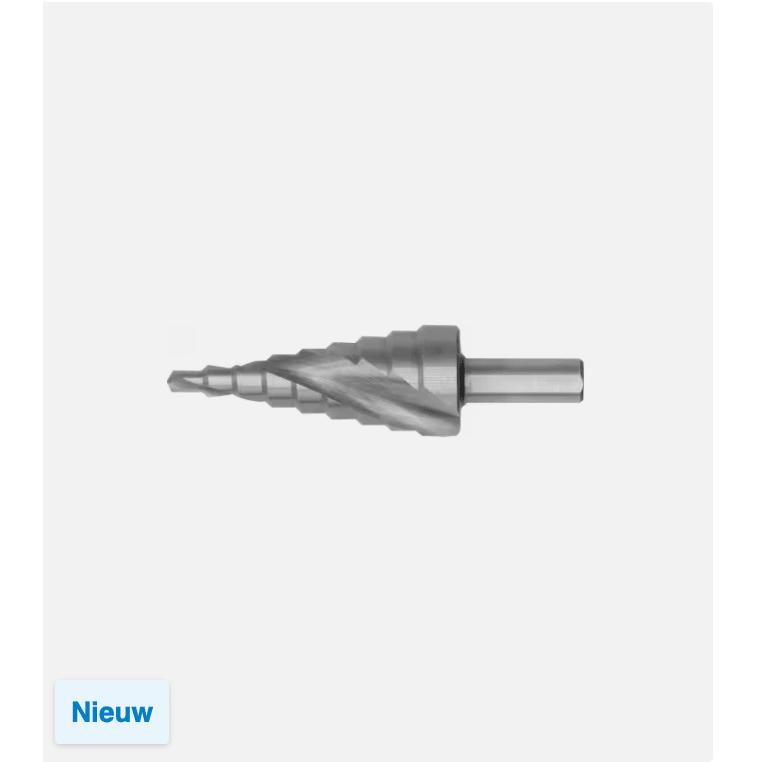 International Tools ECO PRO HSS Getrapte Plaatboor gespiraliseerd, blank geslepen uitvoeringInternational ToolsMZS Gereedschap