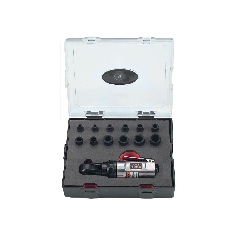 Force K2139 1/4" Krachtdoppenset met luchtratel