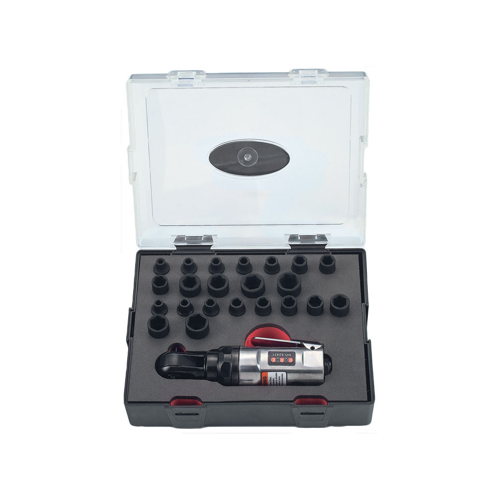 Force K2231 1/4" Krachtdoppenset met luchtratel