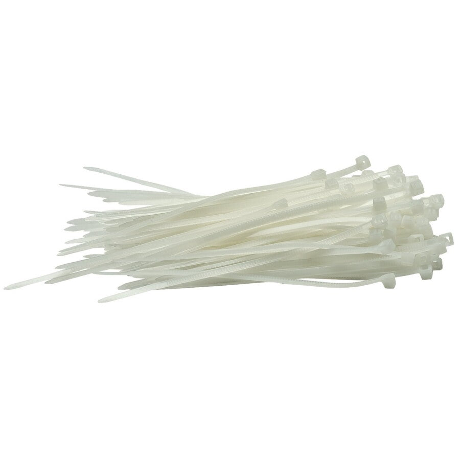 Kabelbinder 2,5x100mm, wit, 100st