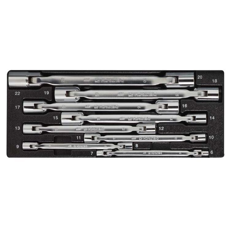 Kniesleutelset, 8dlg, S - ModuleDeltachMZS Gereedschap
