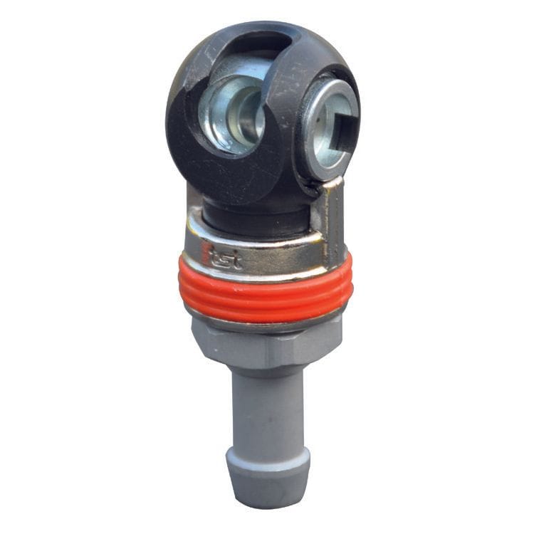 Knikkoppeling 10mm slangaansl ORION (20500302)-0