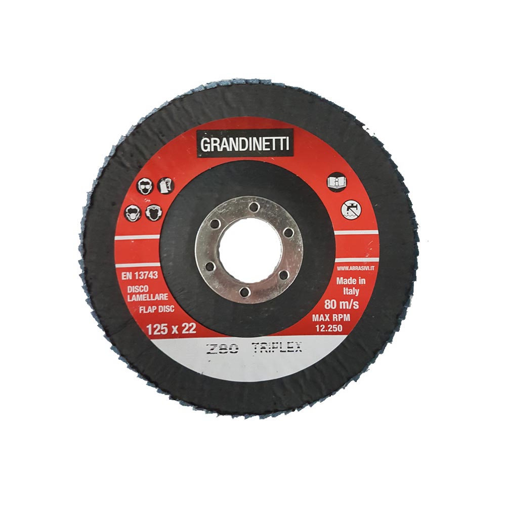 Grandinetti Lamellenschijf P80 - 125 mm