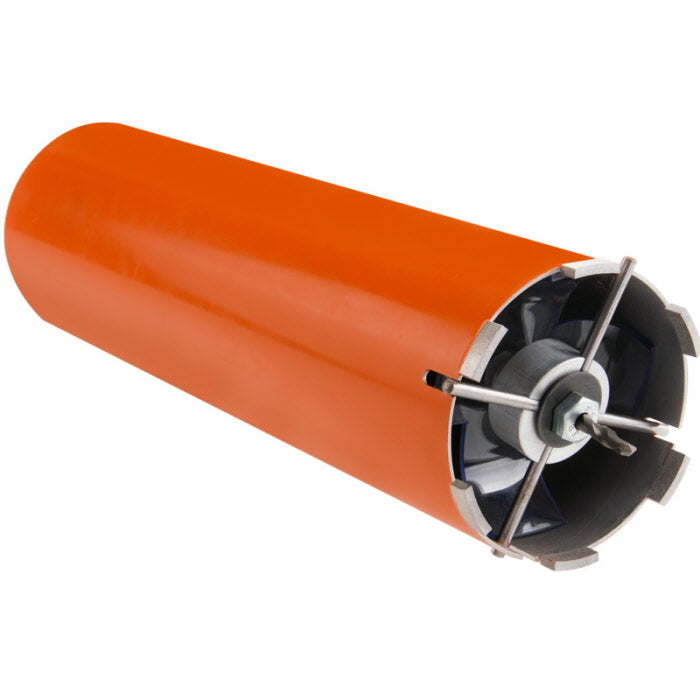 82mm Diamant Droogboor M16 - 400mm lang met Stofafzuiging & Centreersleuven