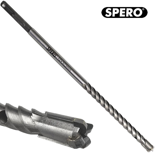 12 x 300mm Rebar Cutter 4 TCT Betonstaal Boor SDS-PLUS