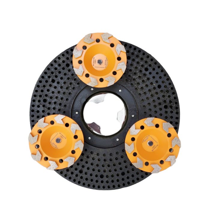 ARROW Diamant Komschijf 17 Inch Eenschijfmachine Schuurplaat - Grof - Epoxy & Coating