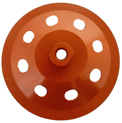 180mm EXTRA GROF 9 Segment PKD Komslijpschijf Coating, Lijm, Asbest & Bitumen - M14 H=47mm TBV SPHS2001B