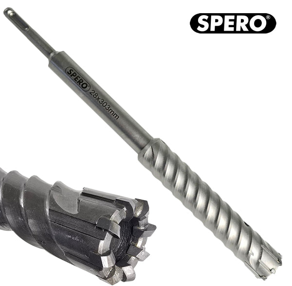 28 x 300mm Rebar Cutter 8 TCT Betonstaal Boor SDS-PLUS