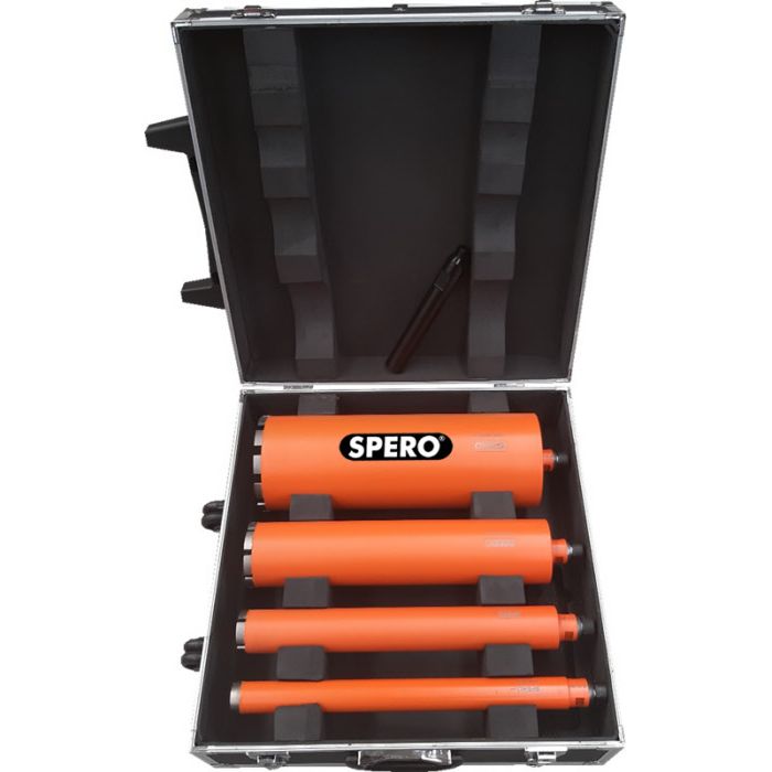 AKTIESET 2200Watt - Soft Impact 34080 S/min Industrie Diamantboormachine SPB1007P - Nat & Droog Beton - Spero - MZS TOOLS