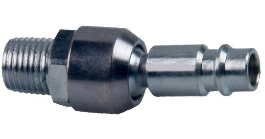 8mm universeel draaikoppeling met 1/4 uitwendige schroefdraad