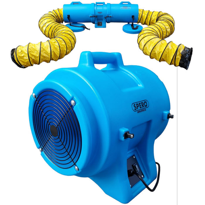3900M3/H - Dia:300mm Axiaal Ventilator 750W Excl. koker & slang - SBL4001