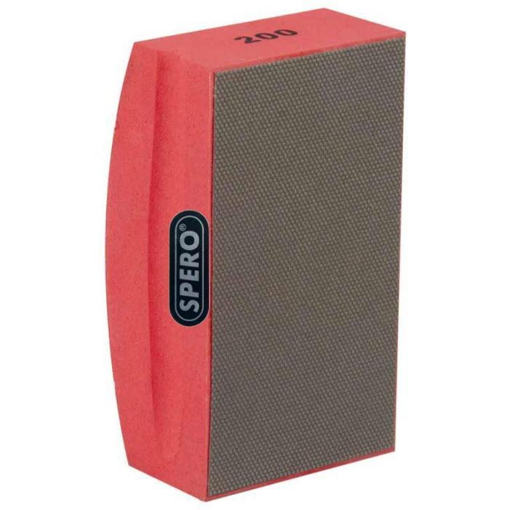 Korrel 200 Diamant handschuurblok afmetingen 58 x 92mm zacht foam