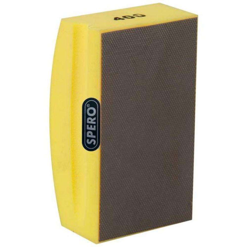 Korrel 400 Diamant handschuurblok afmetingen 58 x 92mm zacht foam
