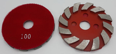 Korrel 100 - 100mm Diamant Slijpschijf - Beton, Terrazzo & Hardsteen