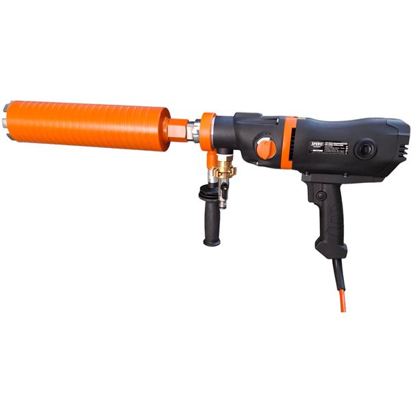 AKTIESET 2200Watt - Soft Impact 34080 S/min Industrie Diamantboormachine SPB1007P - Nat & Droog Beton - Spero - MZS TOOLS