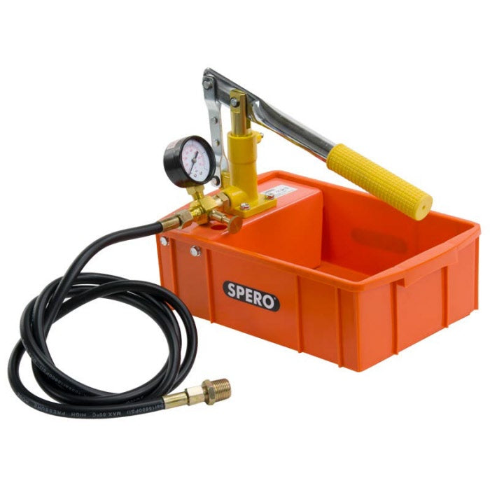 Spero 4 liter Stalen bak leiding afperspomp max. 40Bar SAP1001