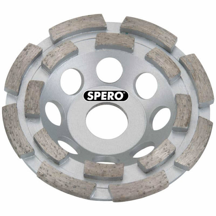 125mm MEDIUM Dubbele rij Diamant komslijpschijf Steen, Kalkzandsteen, Zandcement - Asgat 22.23mm