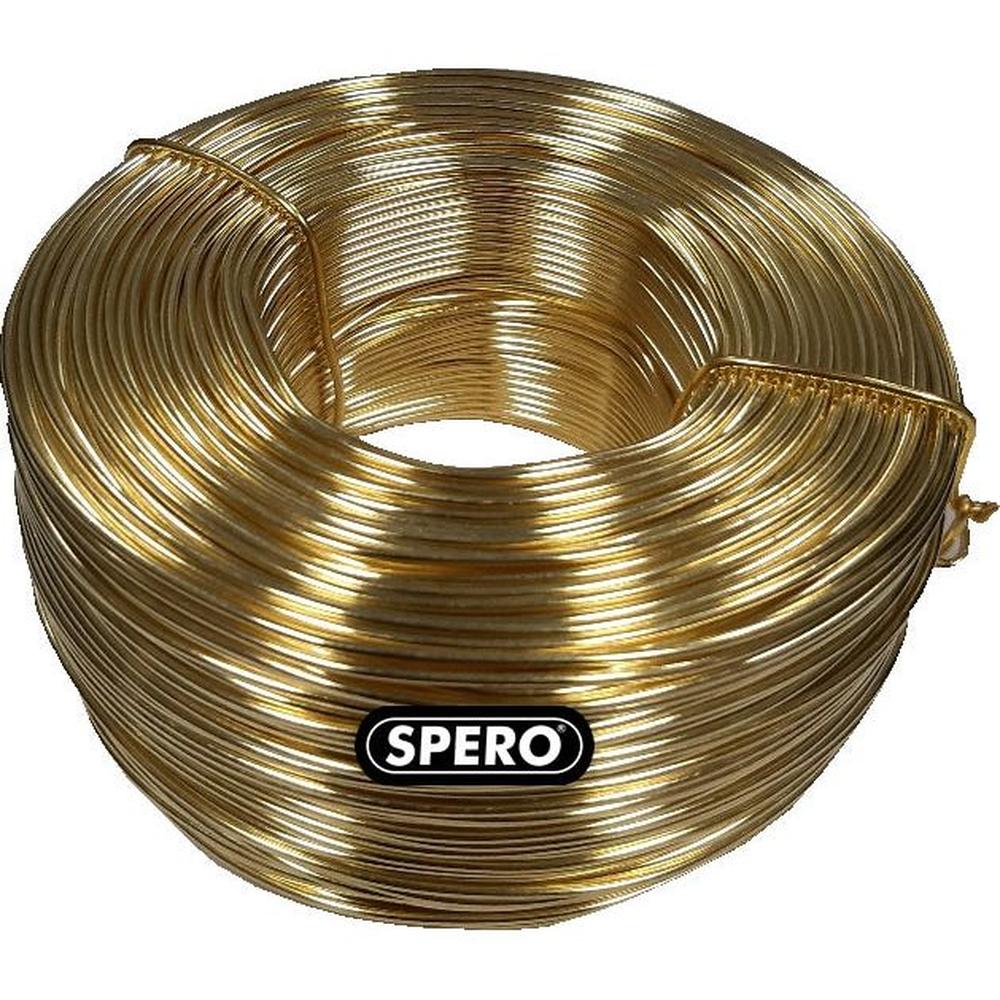 1 rol MESSING vlechtdraad 1.25Kg Tbv. SPERO Vlechtdraadhaspel