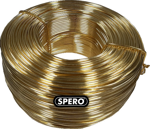1 rol MESSING vlechtdraad 1.25Kg Tbv. SPERO Vlechtdraadhaspel
