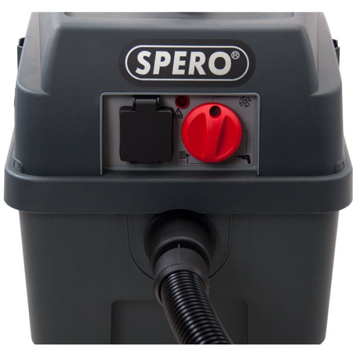 SPERO Plafond & wandschuurmachine 3-delig SP225U & 1400Watt M-klasse stofzuiger