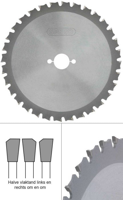 32T x 160mm metaal TCT zaagblad - asgat 20mm