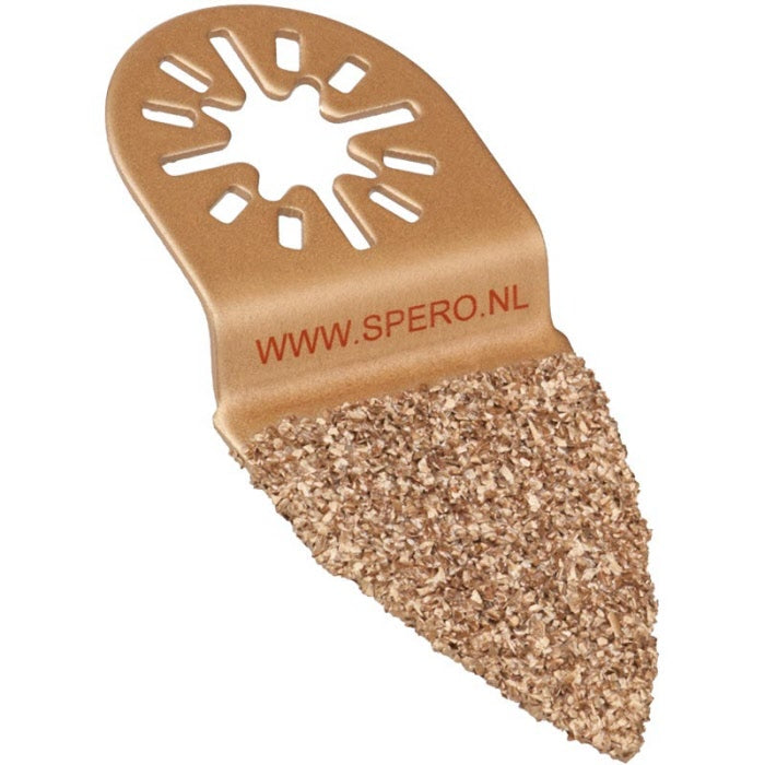 Spero 1 stuks 33 mm Carbide punt multitool schraper Passend op Multihole & Fein Multimaster aansluiting SPM04