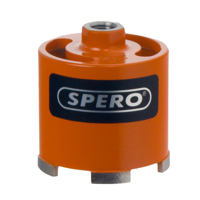 72mm x 60mm - M16(F) PRO Diamant Dozenboor 4 segmenten met achtersleuven t.b.v. stofadapter (droog gebruik)