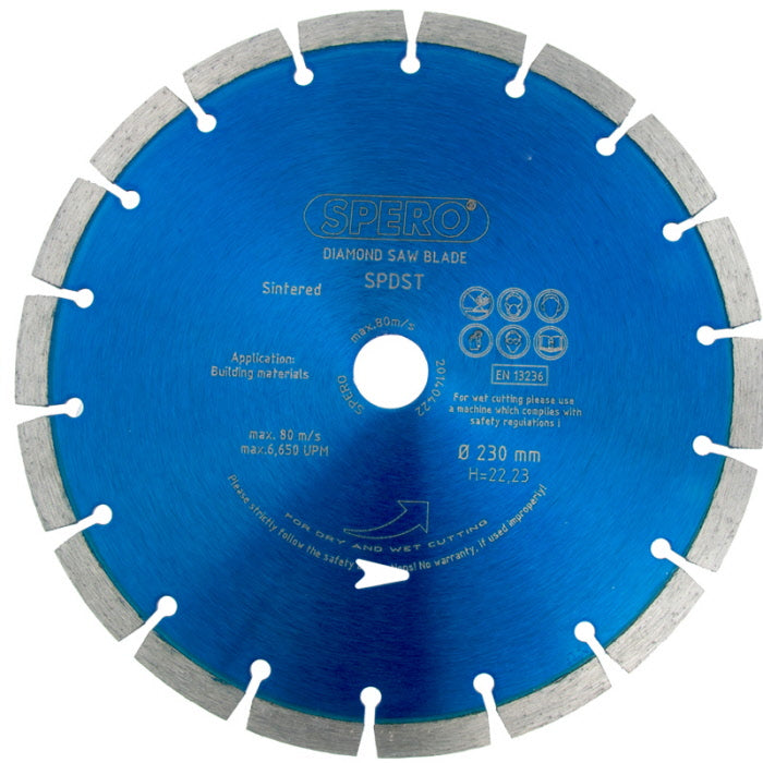 150mm Steen Diamantzaagblad asgat 22,23mm
