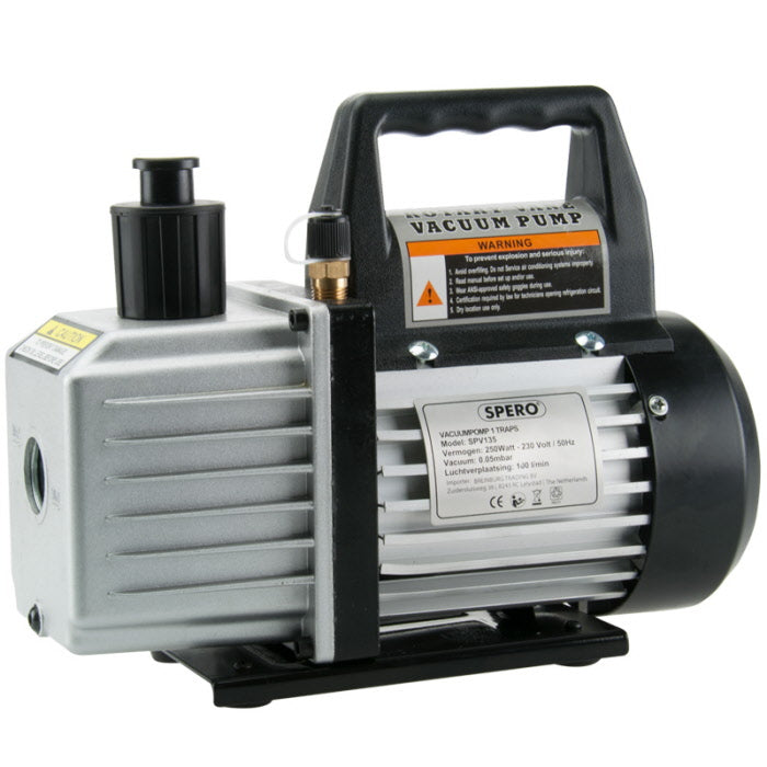 100Ltr/min - 250Watt - 1 traps vacuÃ¼mpomp - Max: 0,05 Bar - Open Pompsysteem