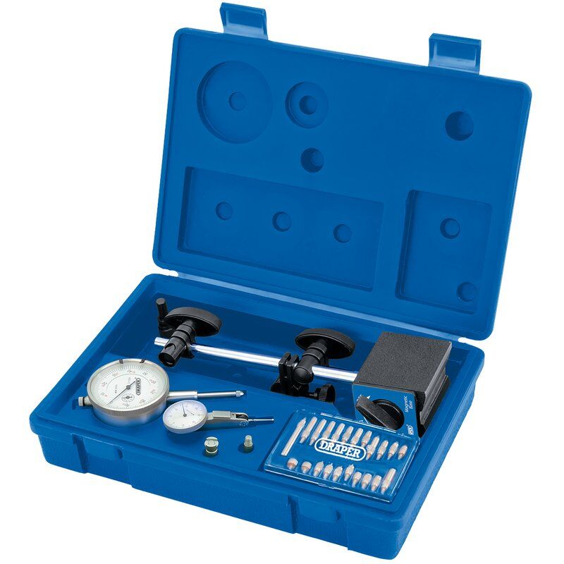 Meetklokset met magneetstatief 0,01mm