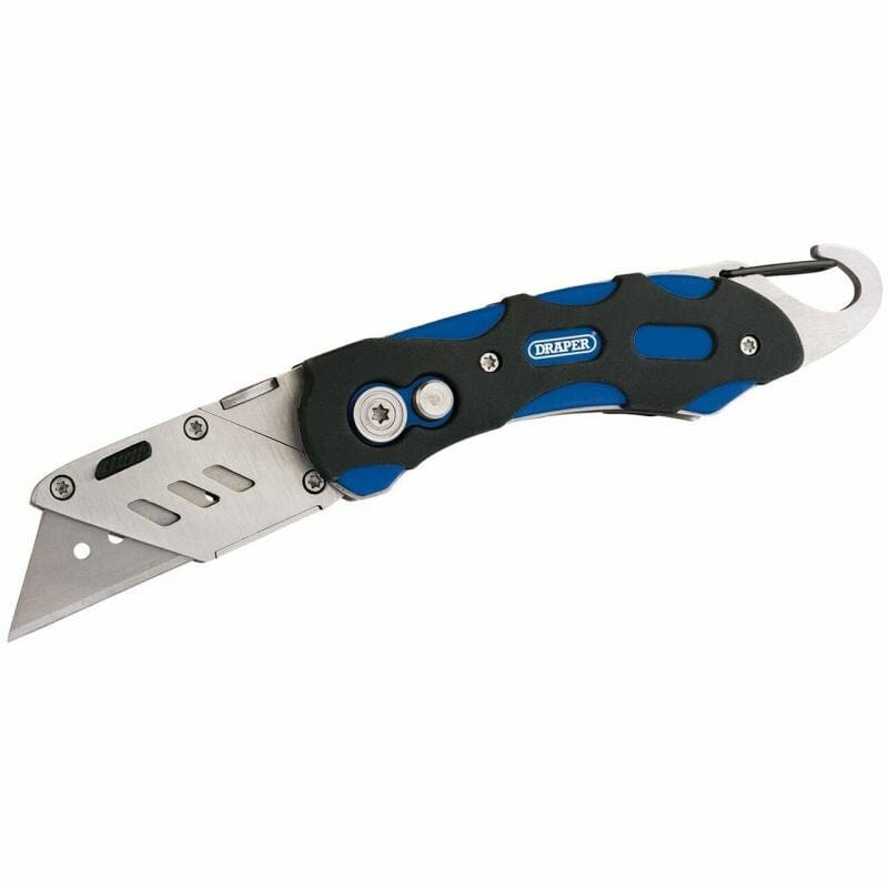 Mes inklapbaar met riemclipDraper ToolsMZS Gereedschap