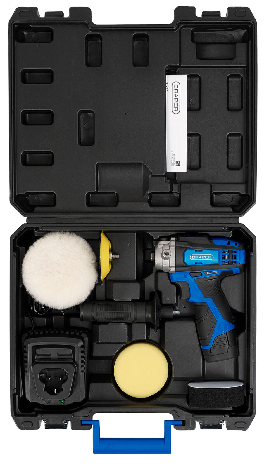 Mini accu poetsmachine set 12V, incl. accu