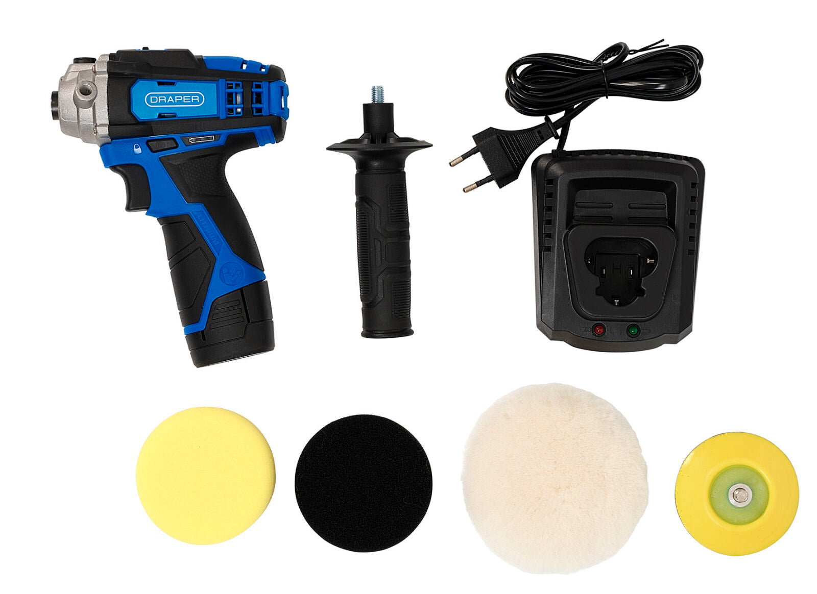 Mini accu poetsmachine set 12V, incl. accu