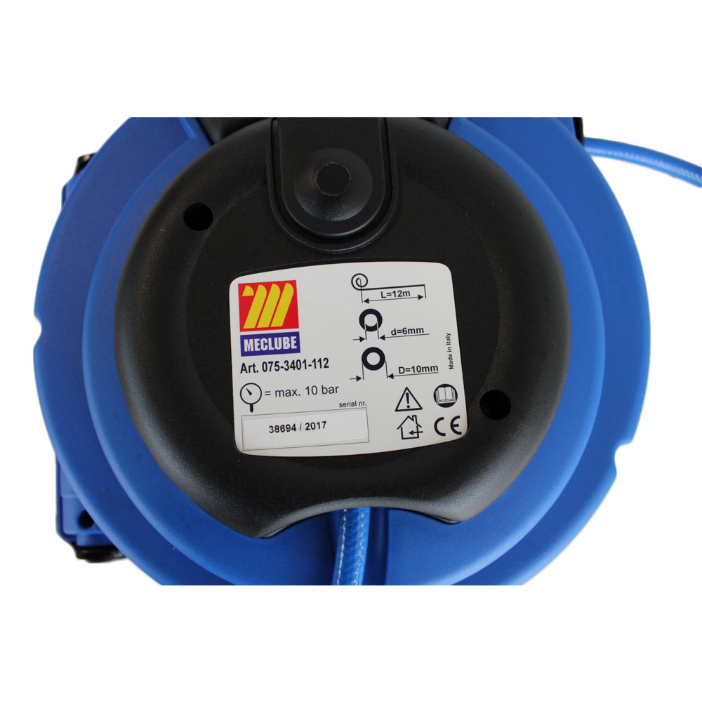 Lucht-waterslanghaspel CS-275 Ø6 12+1m