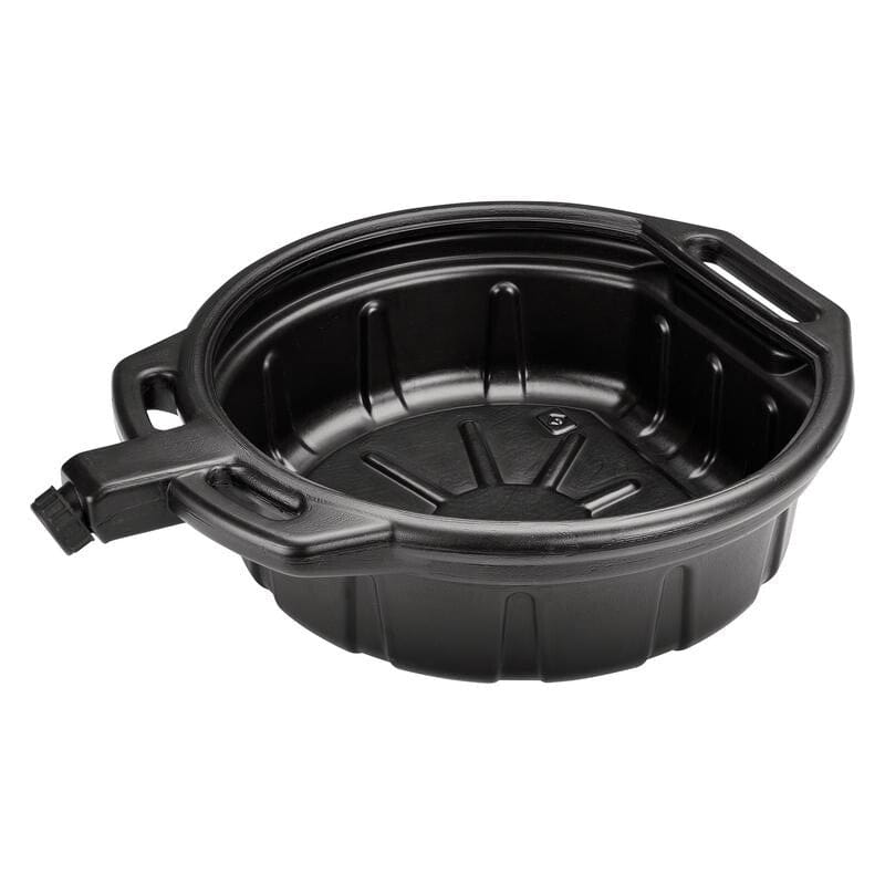 Olie opvangbak met schenktuit, 8L, zwartDraper ToolsMZS Gereedschap