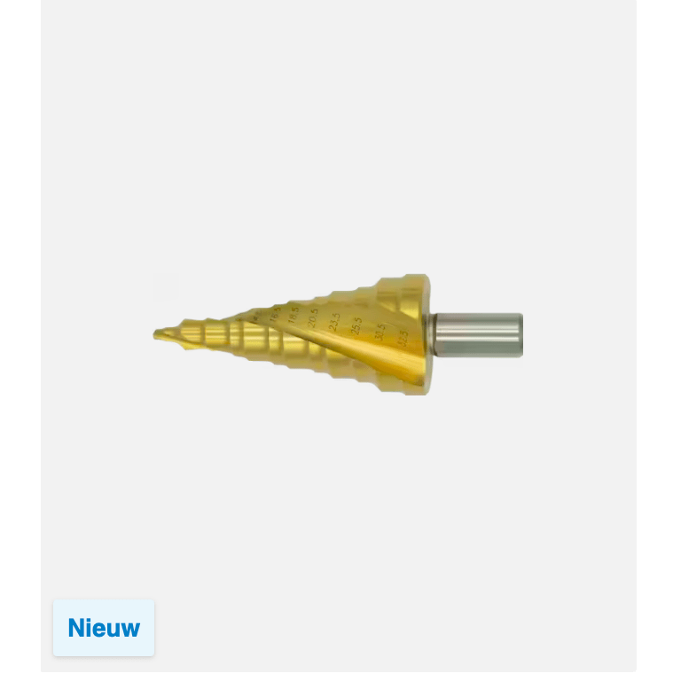 Phantom HSS Getrapte Plaatboor, Ergo - Step EN 60423 voor kabelwartels (MF), TiNPHANTOMMZS Gereedschap