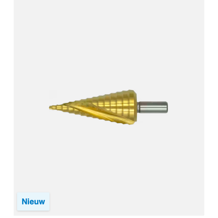 Phantom HSS Getrapte Plaatboor Ergo - Step gespiraliseerd TiAINPhantomMZS Gereedschap