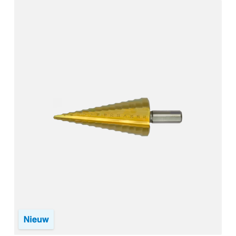 Phantom HSS Getrapte Plaatboor, Ergo - Step TiNPHANTOMMZS Gereedschap