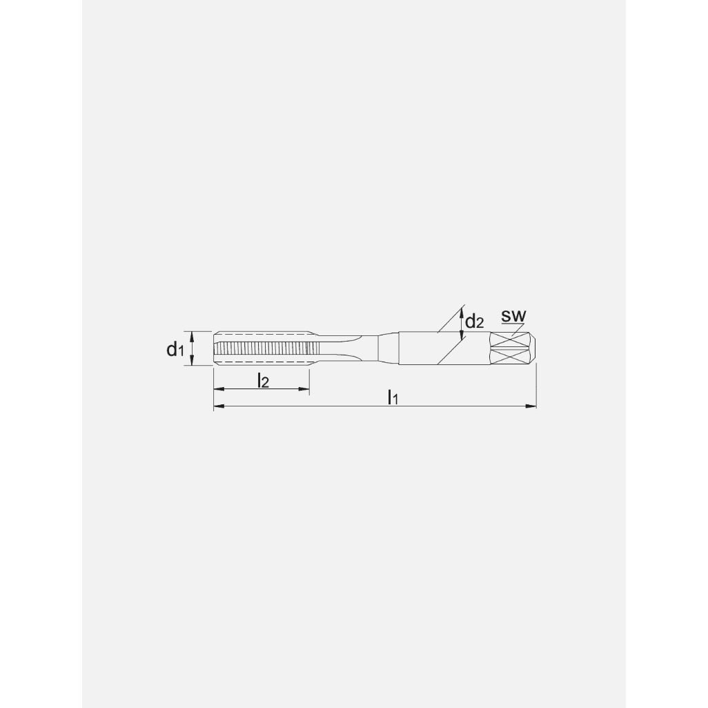 Phantom HSS Handtap ISO 529 – Heavy Duty SeriePhantomMZS Gereedschap