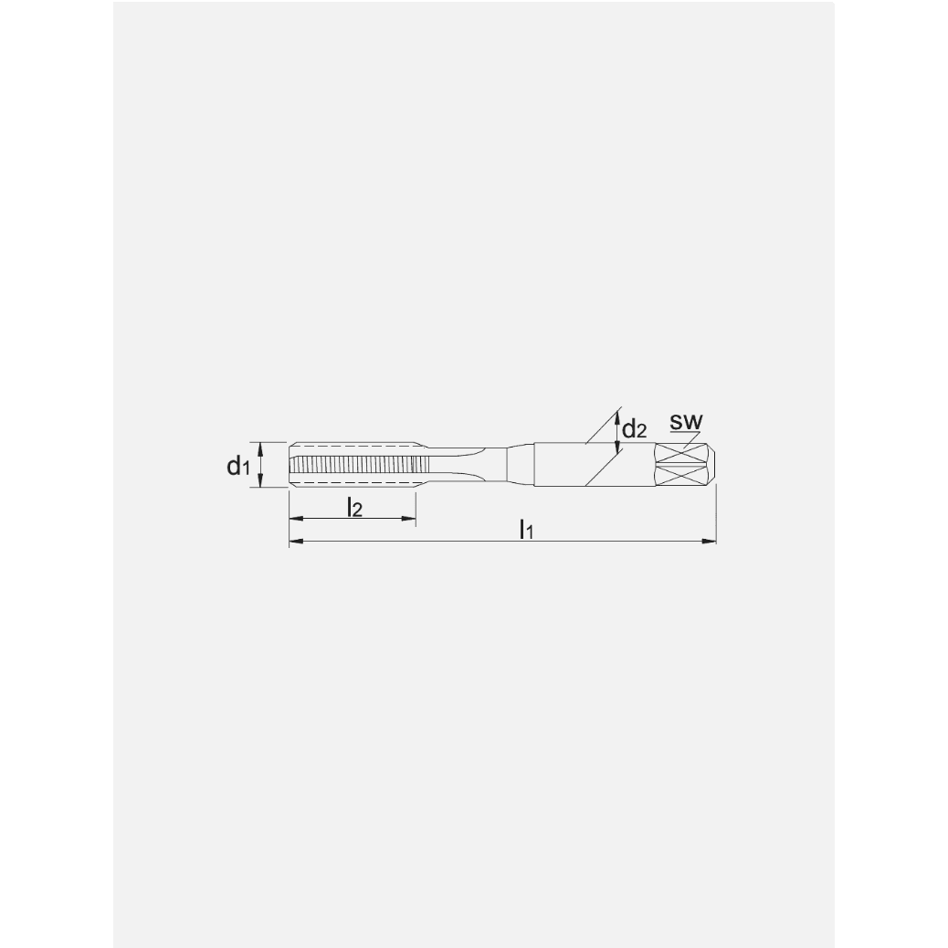 Phantom HSS Handtap ISO 529 – Metrisch Volledig ProgrammaPhantomMZS Gereedschap