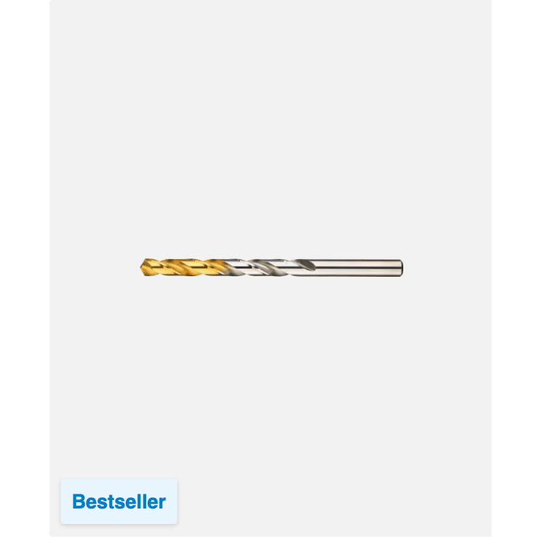 Phantom HSS TiN Spiraalboor DIN 338 – 1,0 t/m 16,0 mmPHANTOMMZS Gereedschap