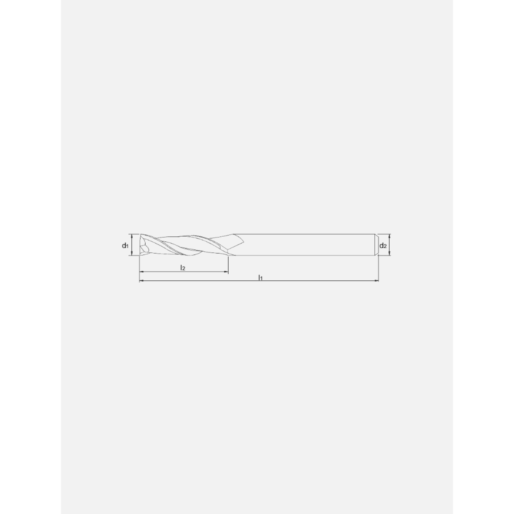 Phantom UNI Volhardmetaal Schachtfrees, 2 - snijder extra langPhantomMZS Gereedschap