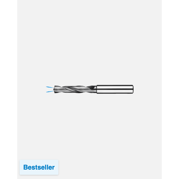 Phantom UNI Volhardmetaal Spiraalboor DIN 6537 - K 3xD met koelkanaal, TiAlNPHANTOMMZS Gereedschap