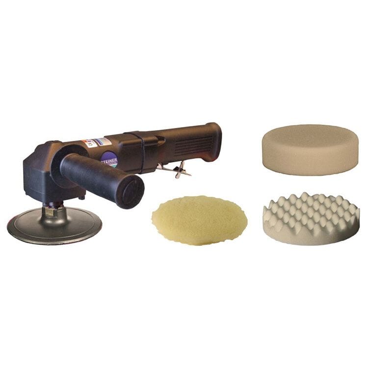 Poetsmachine 150mm velcro pad + accessoiresSteiner AirtoolsMZS Gereedschap